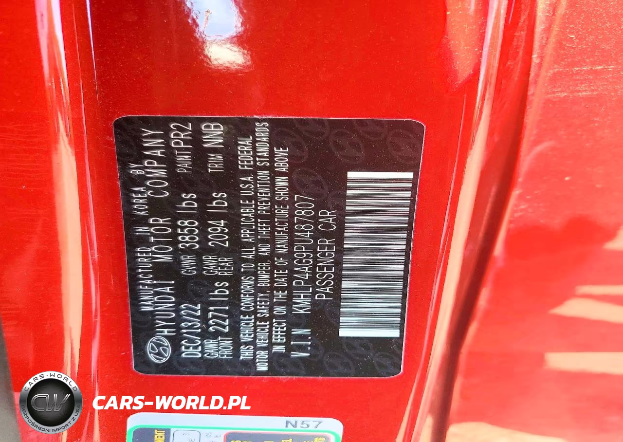 2023 Hyundai Elantra Limited VIN:KMHLP4AG9PU487807 - 13