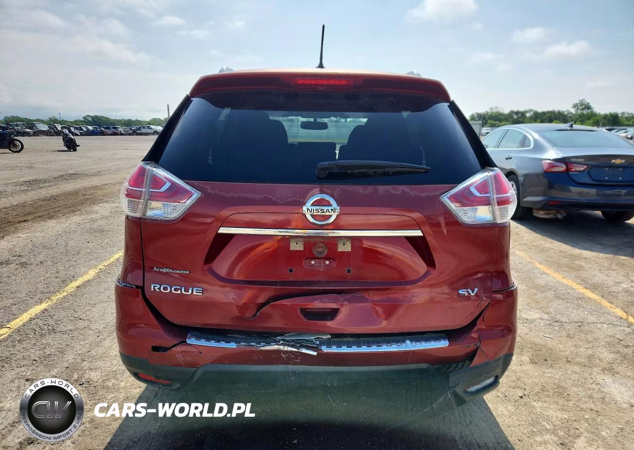 2015 Nissan Rogue Sv VIN:KNMAT2MT2FP522138 - 6