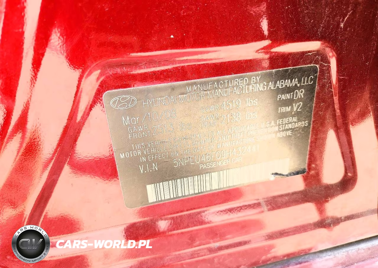 2009 Hyundai Sonata Limited V6 VIN:5NPEU46F09H432441 - 13