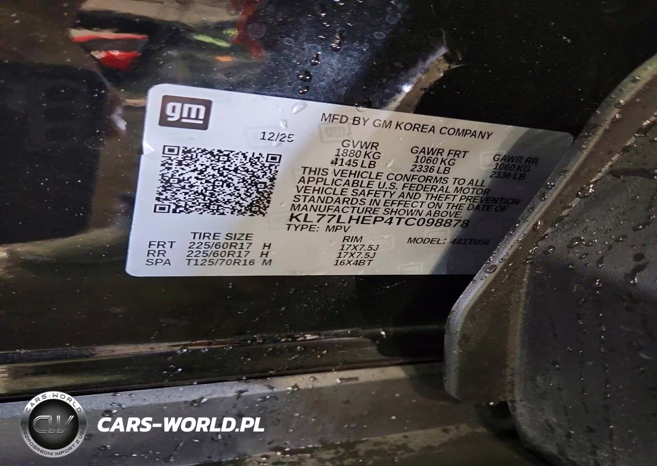 2026 Chevrolet Trax 1Lt VIN:KL77LHEP4TC098878 - 13