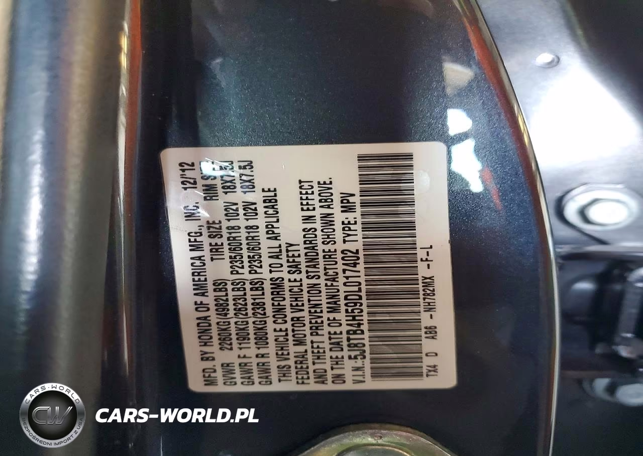 2013 Acura Rdx Technology VIN:5J8TB4H59DL017402 - 14