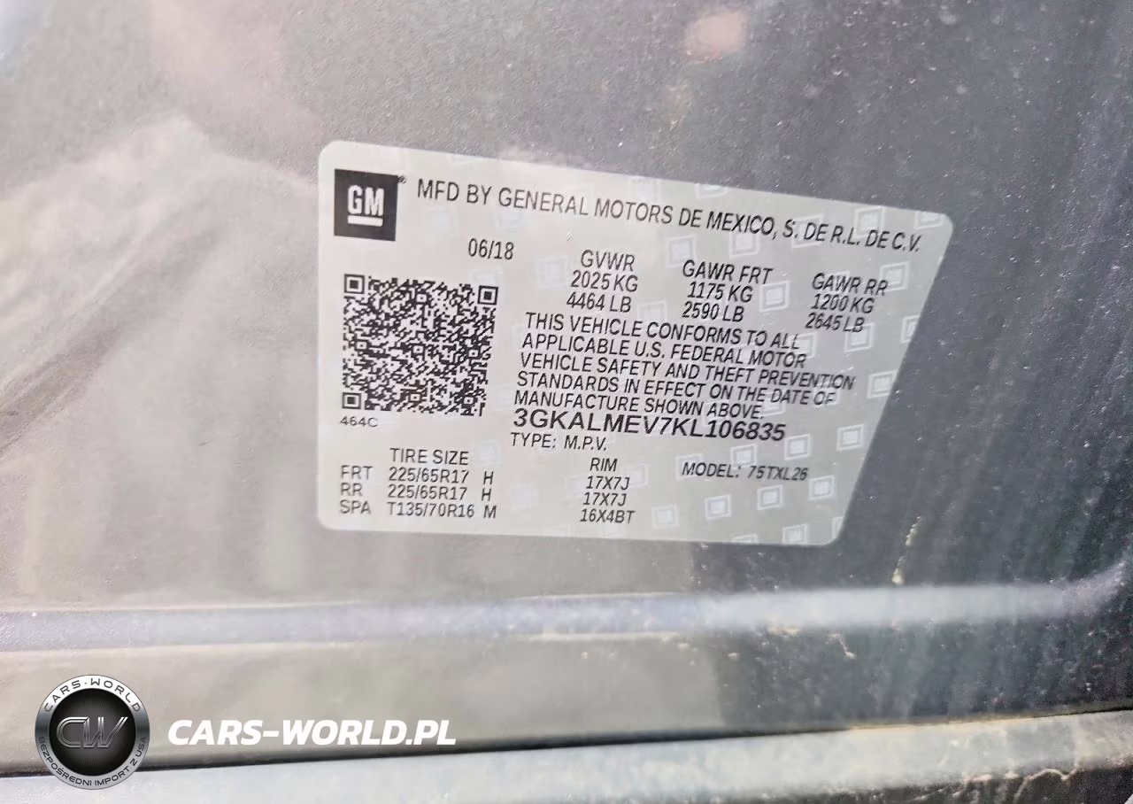 2019 GMC Terrain Sle VIN:3GKALMEV7KL106835 - 14
