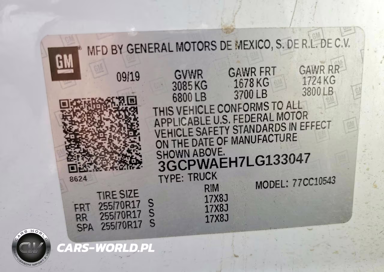 2020 Chevrolet Silverado C1500 VIN:3GCPWAEH7LG133047 - 12