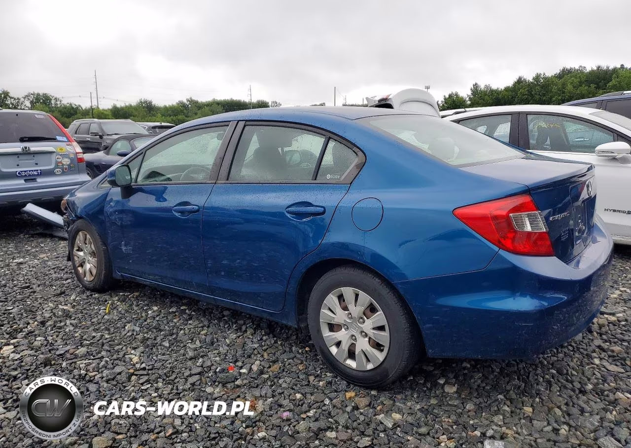 2012 Honda Civic Lx VIN:2HGFB2F53CH544688 - 2