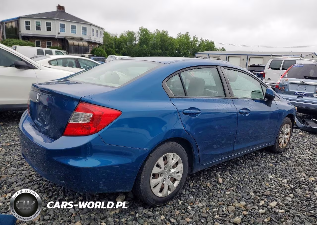 2012 Honda Civic Lx VIN:2HGFB2F53CH544688 - 3