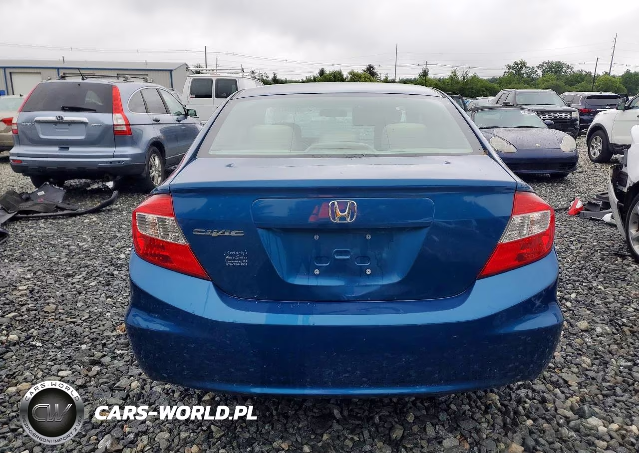 2012 Honda Civic Lx VIN:2HGFB2F53CH544688 - 6