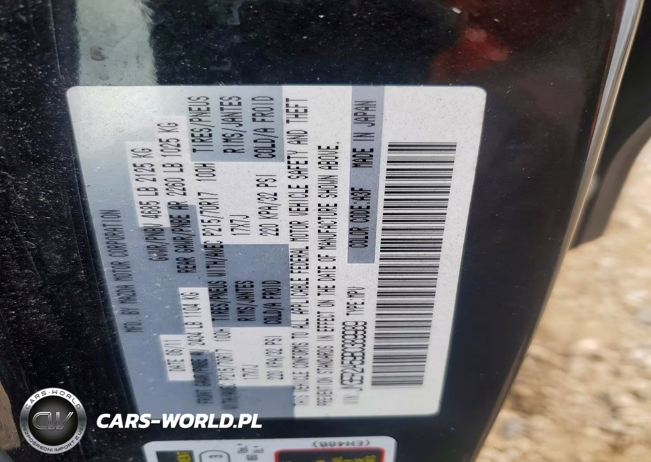 2011 Mazda Cx-7 VIN:JM3ER2A59B0389989 - 12