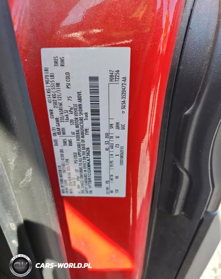 2021 Ford Transit T-250 VIN:1FTBR1CGXMKA73626 - 13