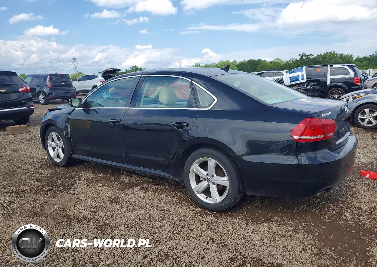 2013 Volkswagen Passat Se VIN:1VWBP7A37DC046920 - 2