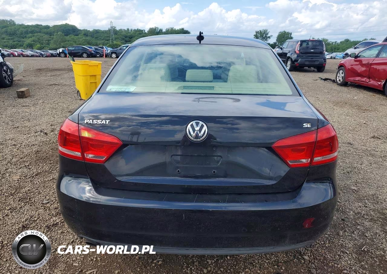 2013 Volkswagen Passat Se VIN:1VWBP7A37DC046920 - 6