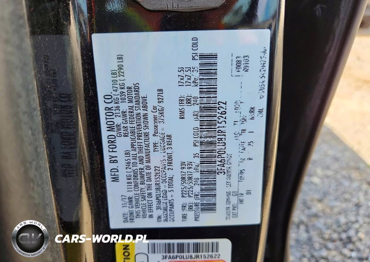 2018 Ford Fusion Se Hybrid VIN:3FA6P0LU8JR152622 - 12
