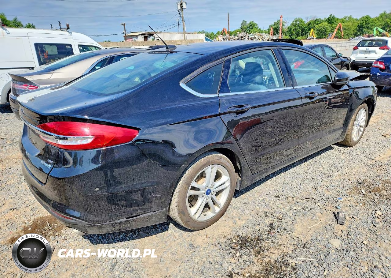 2018 Ford Fusion Se Hybrid VIN:3FA6P0LU8JR152622 - 3