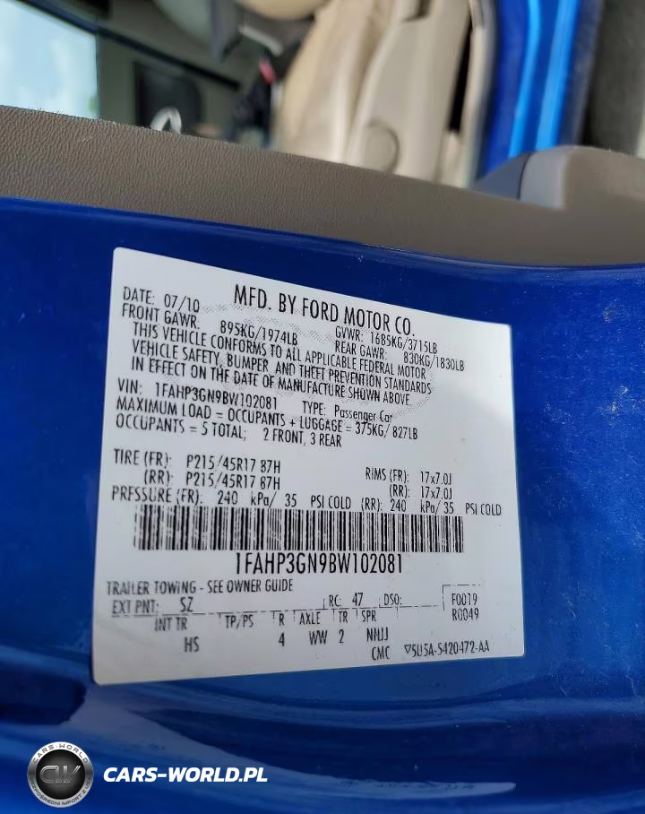 2011 FORD FOCUS SES VIN:1FAHP3GN9BW102081 - 13