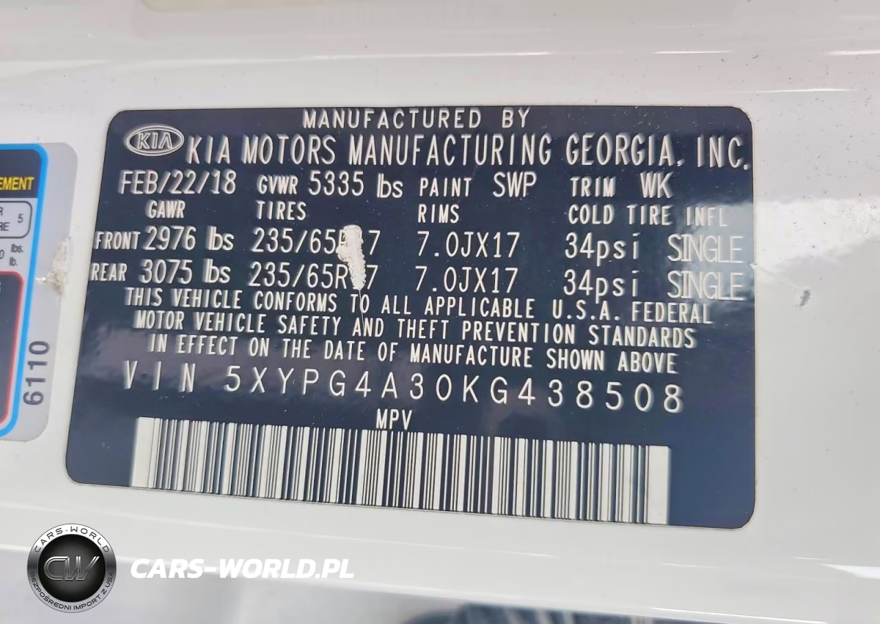 2019 Kia Sorento Lx VIN:5XYPG4A30KG438508 - 13