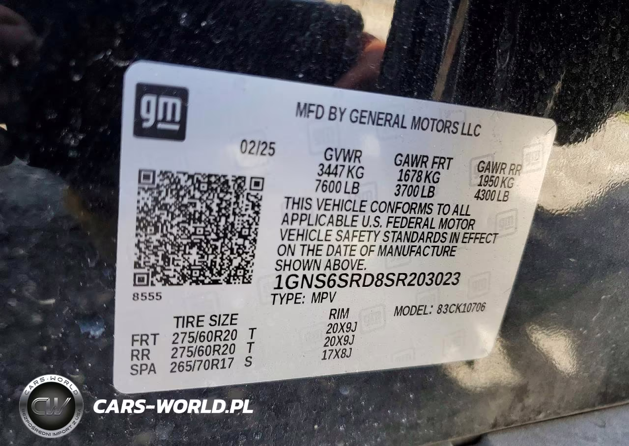 2025 Chevrolet Tahoe K1500 Premier VIN:1GNS6SRD8SR203023 - 13