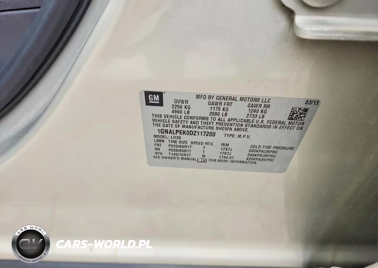 2013 Chevrolet Equinox Lt VIN:1GNALPEK0DZ117200 - 13