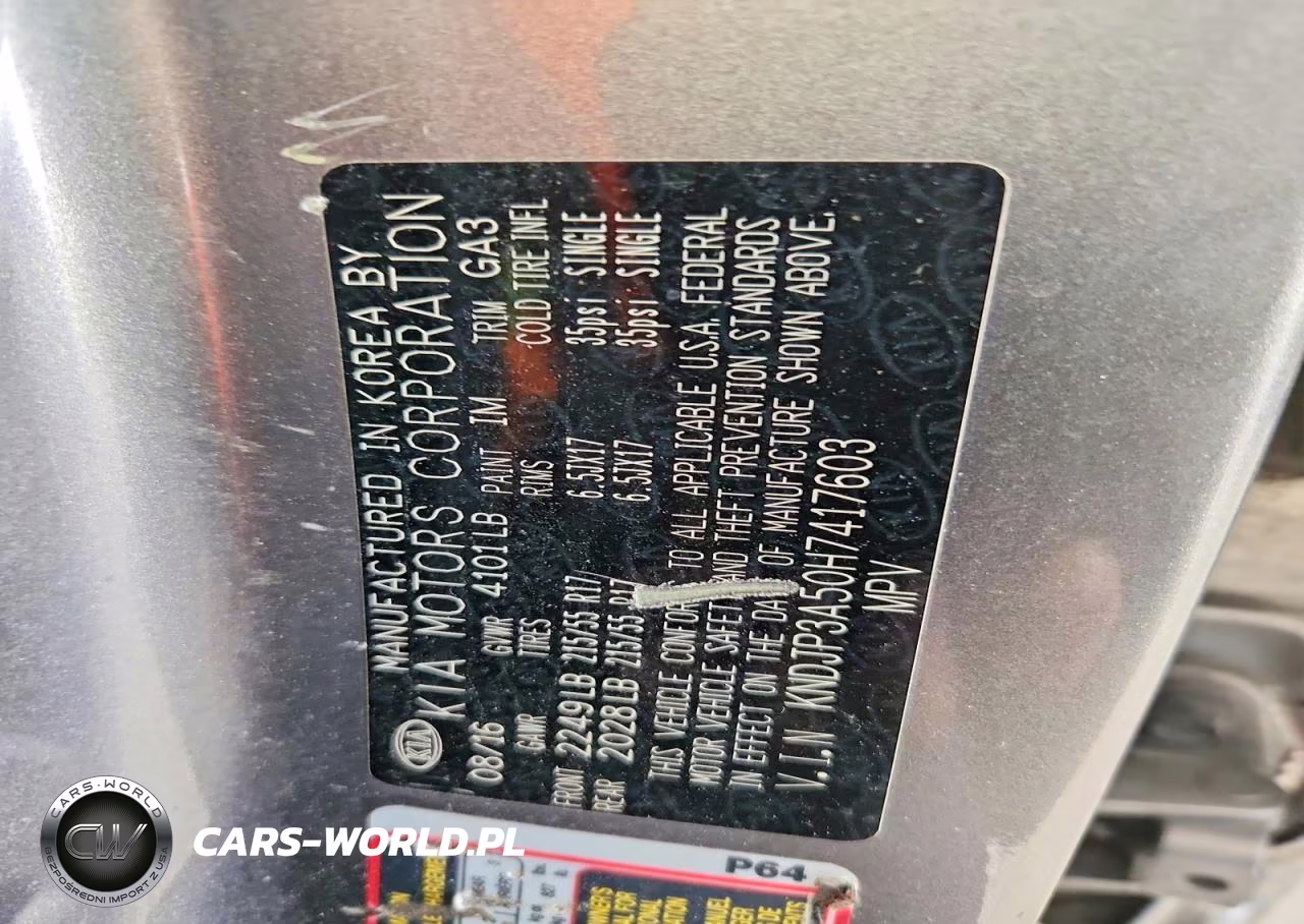 2017 Kia Soul + VIN:KNDJP3A50H7417603 - 12
