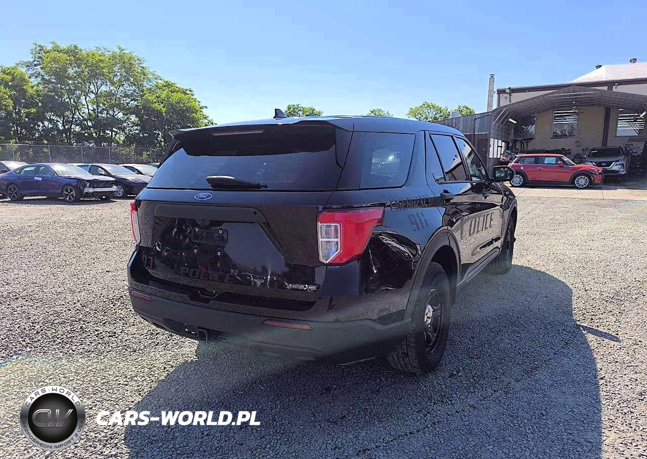 2020 Ford Explorer Police Interceptor VIN:1FM5K8ABXLGA20150 - 4