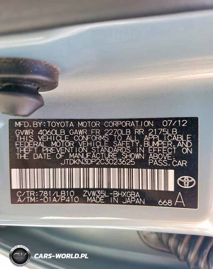2012 Toyota Prius Plug-In Hybrid Advanced VIN:JTDKN3DP2C3023625 - 13