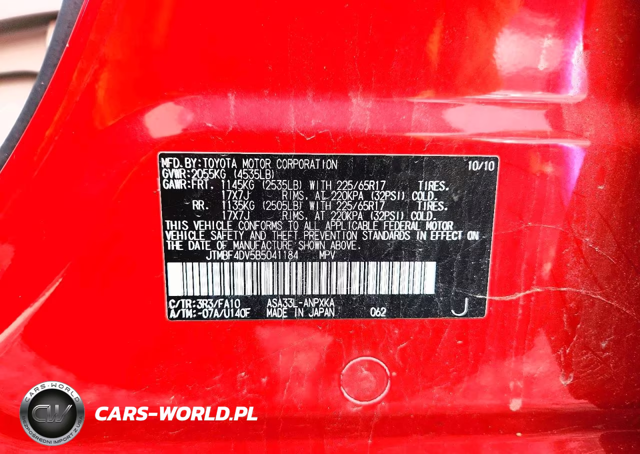 2011 Toyota Rav4 Base VIN:JTMBF4DV5B5041184 - 13