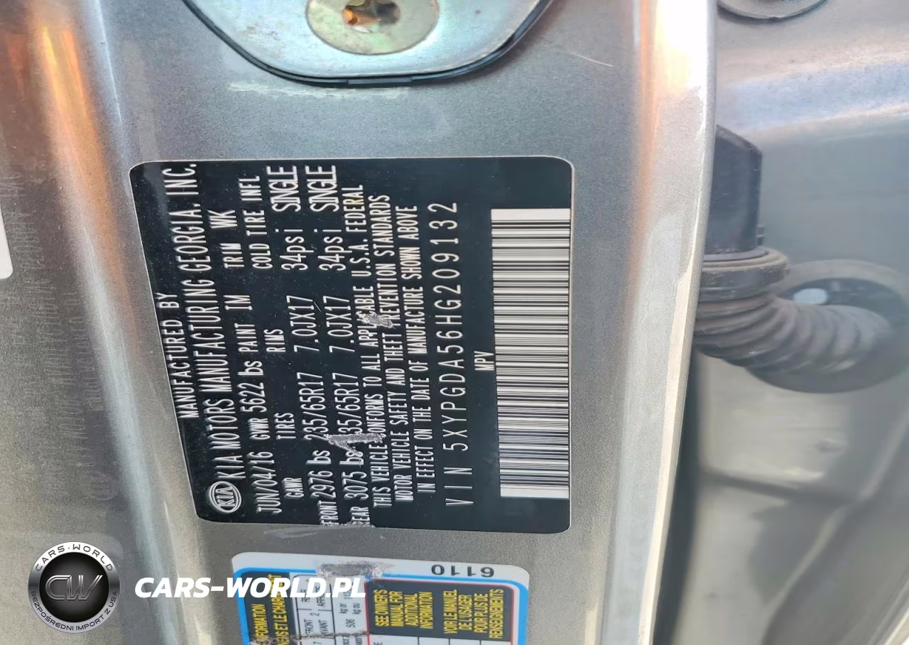 2017 Kia Sorento Lx V6 VIN:5XYPGDA56HG209132 - 13