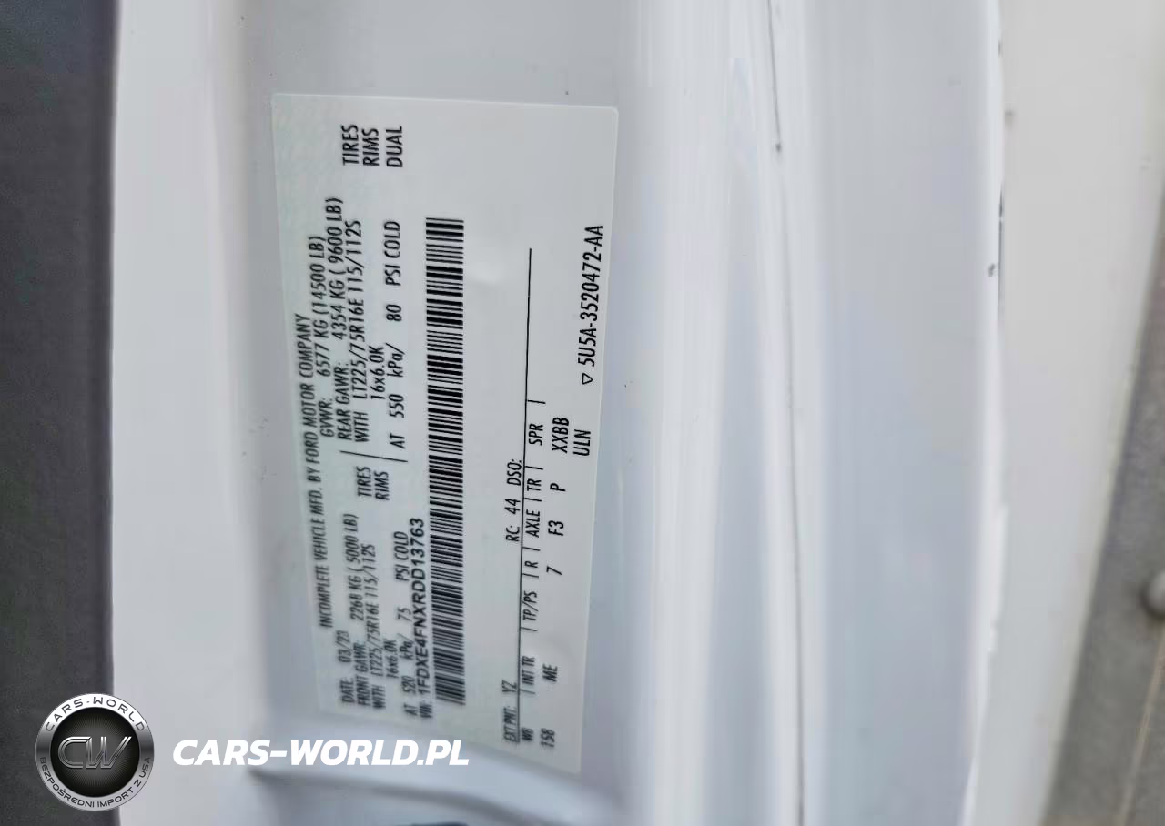 2024 Pc Ford E450 Super VIN:1FDXE4FNXRDD13763 - 10