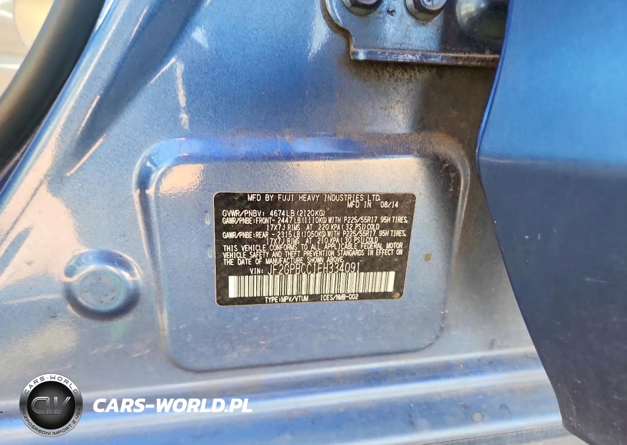 2014 Subaru Xv Crosstrek 2.0I Hybrid VIN:JF2GPBCC1EH334091 - 12