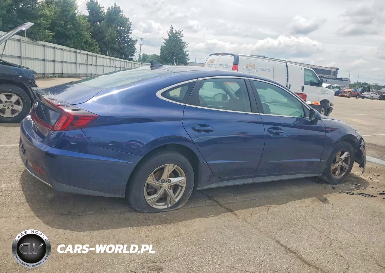 2021 Hyundai Sonata Se VIN:5NPEG4JA3MH128256 - 3