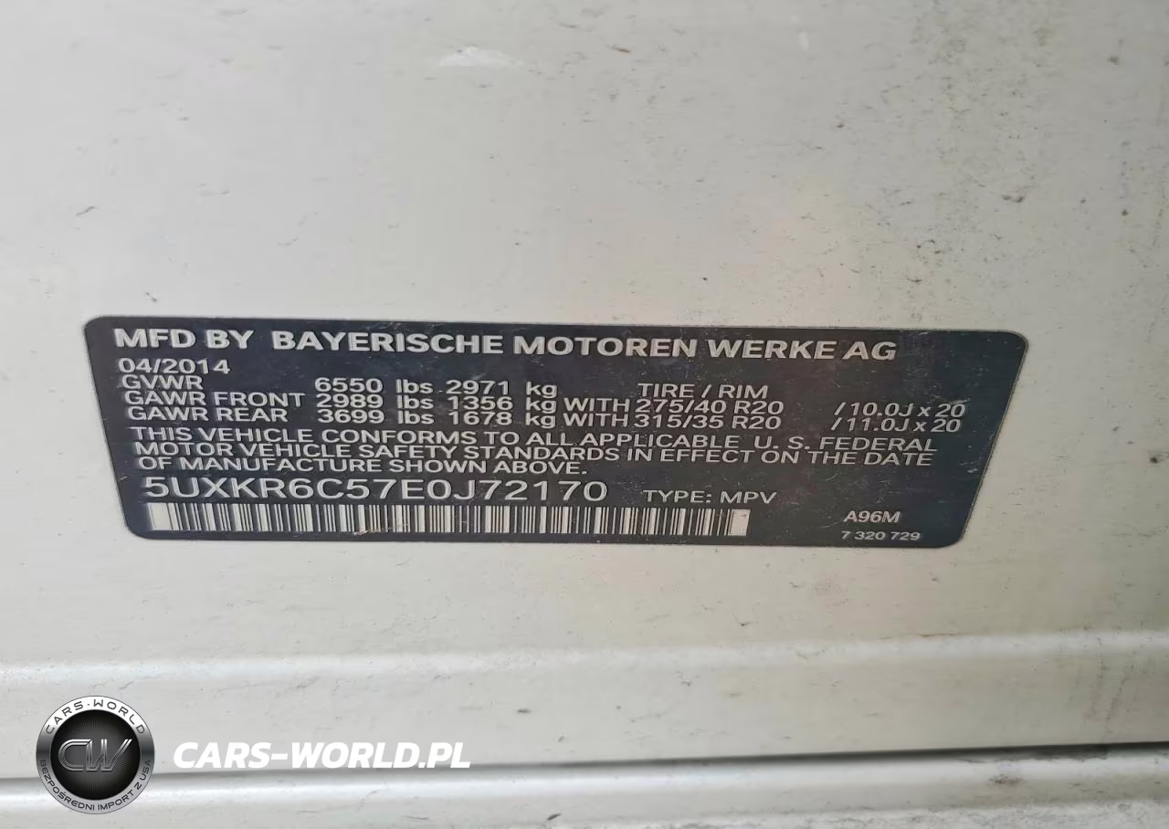 2014 BMW X5 xDrive50I VIN:5UXKR6C57E0J72170 - 12