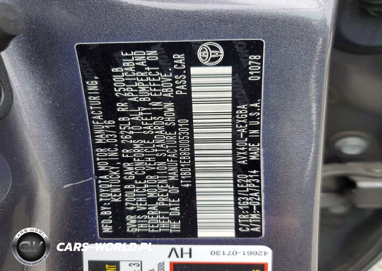 2016 Toyota Avalon Hybrid Xle Premium VIN:4T1BD1EB8GU053010 - 13