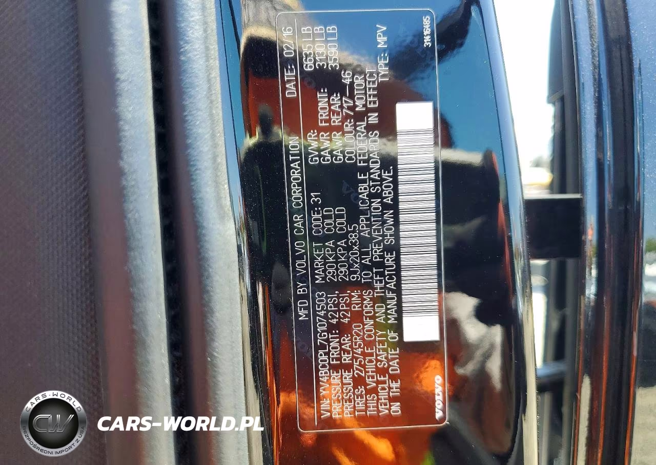 2016 Volvo Xc90 T8 VIN:YV4BC0PL7G1074503 - 12