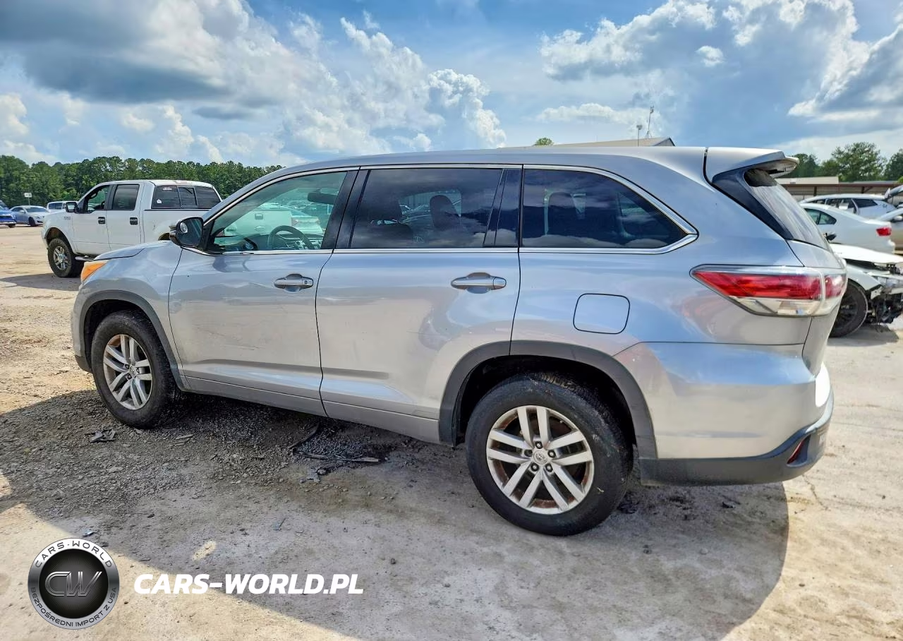 2014 Toyota Highlander Le VIN:5TDZKRFH1ES014934 - 2
