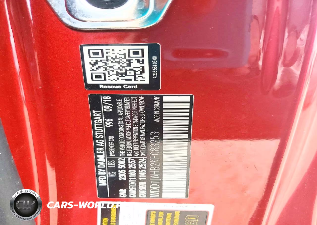2019 Mercedes-Benz E 450 VIN:WDD1J6HB2KF083253 - 12