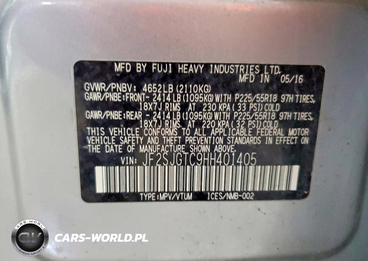 2017 Subaru Forester 2.0Xt Touring VIN:JF2SJGTC9HH401405 - 13
