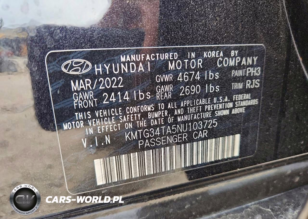 2022 Genesis G70 2.0T VIN:KMTG34TA5NU103725 - 12