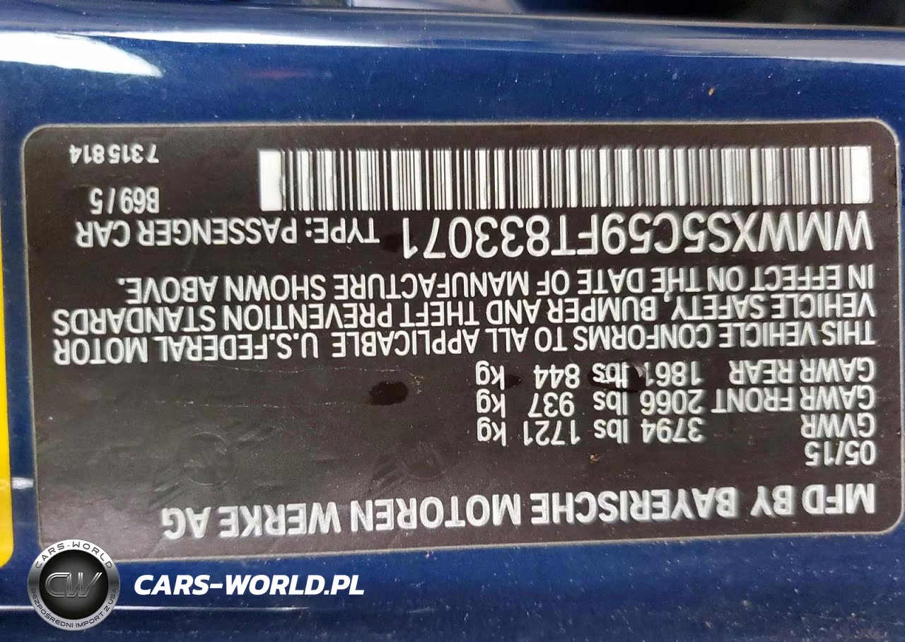 2015 Mini Cooper VIN:WMWXS5C59FT833071 - 12