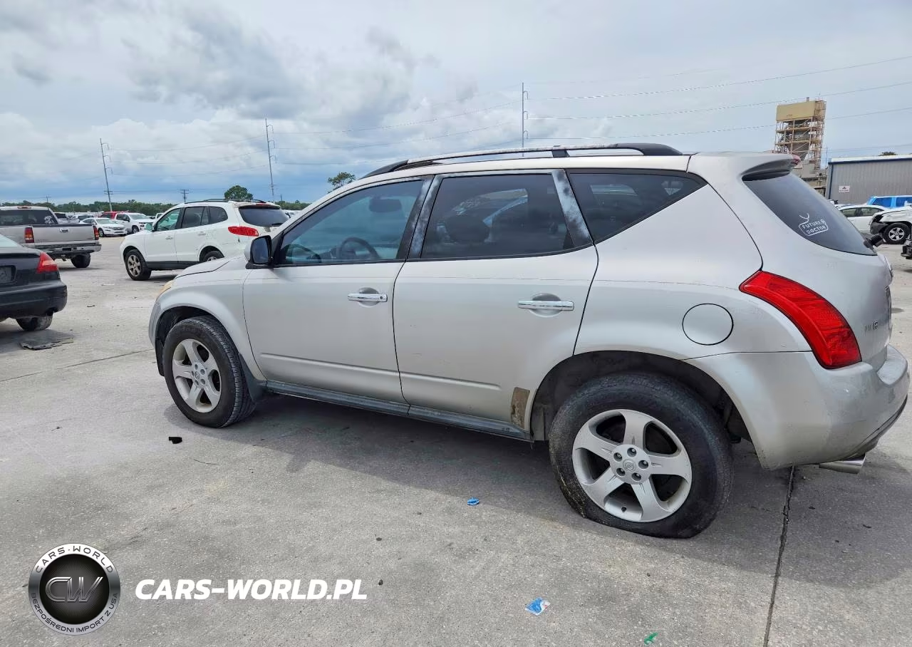 2004 Nissan Murano Sl VIN:JN8AZ08T14W205374 - 2
