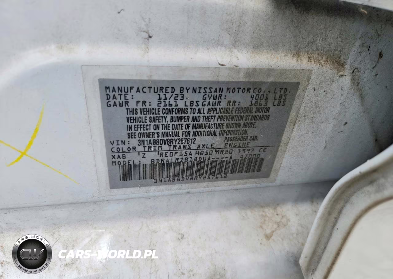 2024 Nissan Sentra Sr VIN:3N1AB8DV8RY257612 - 12