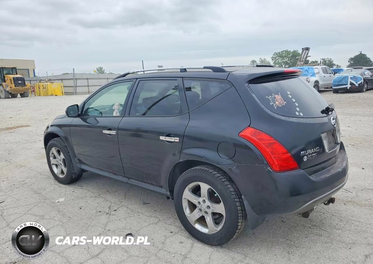 2004 Nissan Murano Sl VIN:JN8AZ08W34W304692 - 2