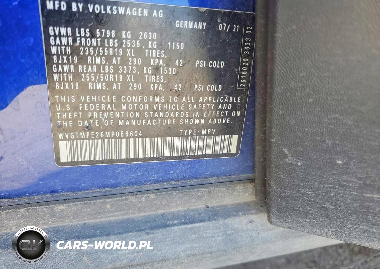 2021 Volkswagen Id.4 Pro S VIN:WVGTMPE26MP056604 - 13