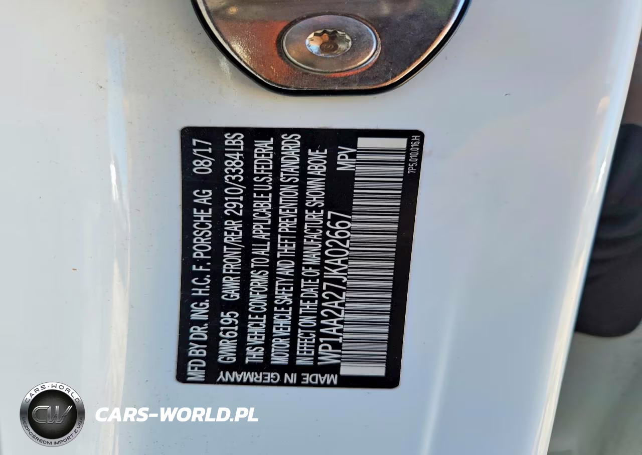 2018 Porsche Cayenne VIN:WP1AA2A27JKA02667 - 13
