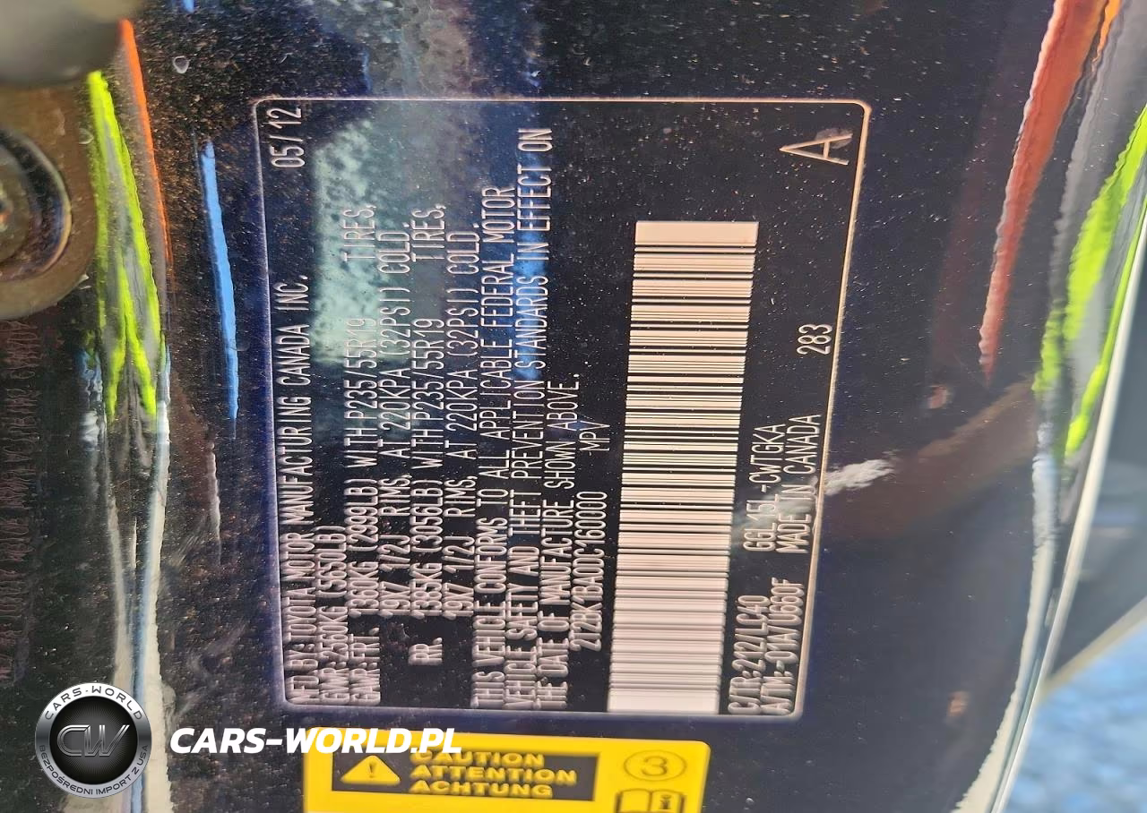 2013 Lexus Rx 350 Base VIN:2T2BK1BA0DC160000 - 13