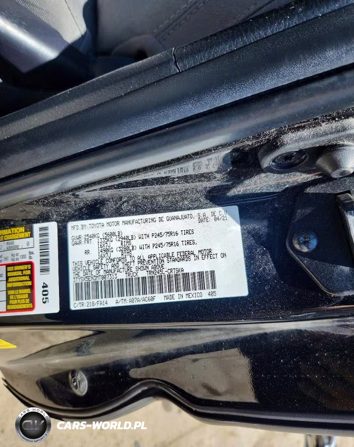 2021 Toyota Tacoma Sr VIN:3TYSX5EN3MT007313 - 13