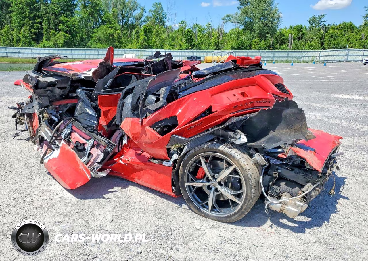 2021 Chevrolet Corvette Stingray 2Lt VIN:1G1YB2D47M5106128 - 2