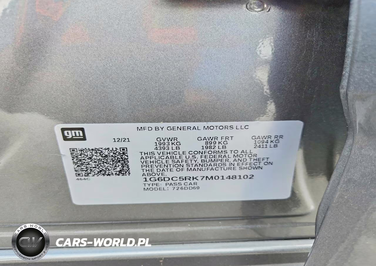 2021 Cadillac Ct4 Sport VIN:1G6DC5RK7M0148102 - 12