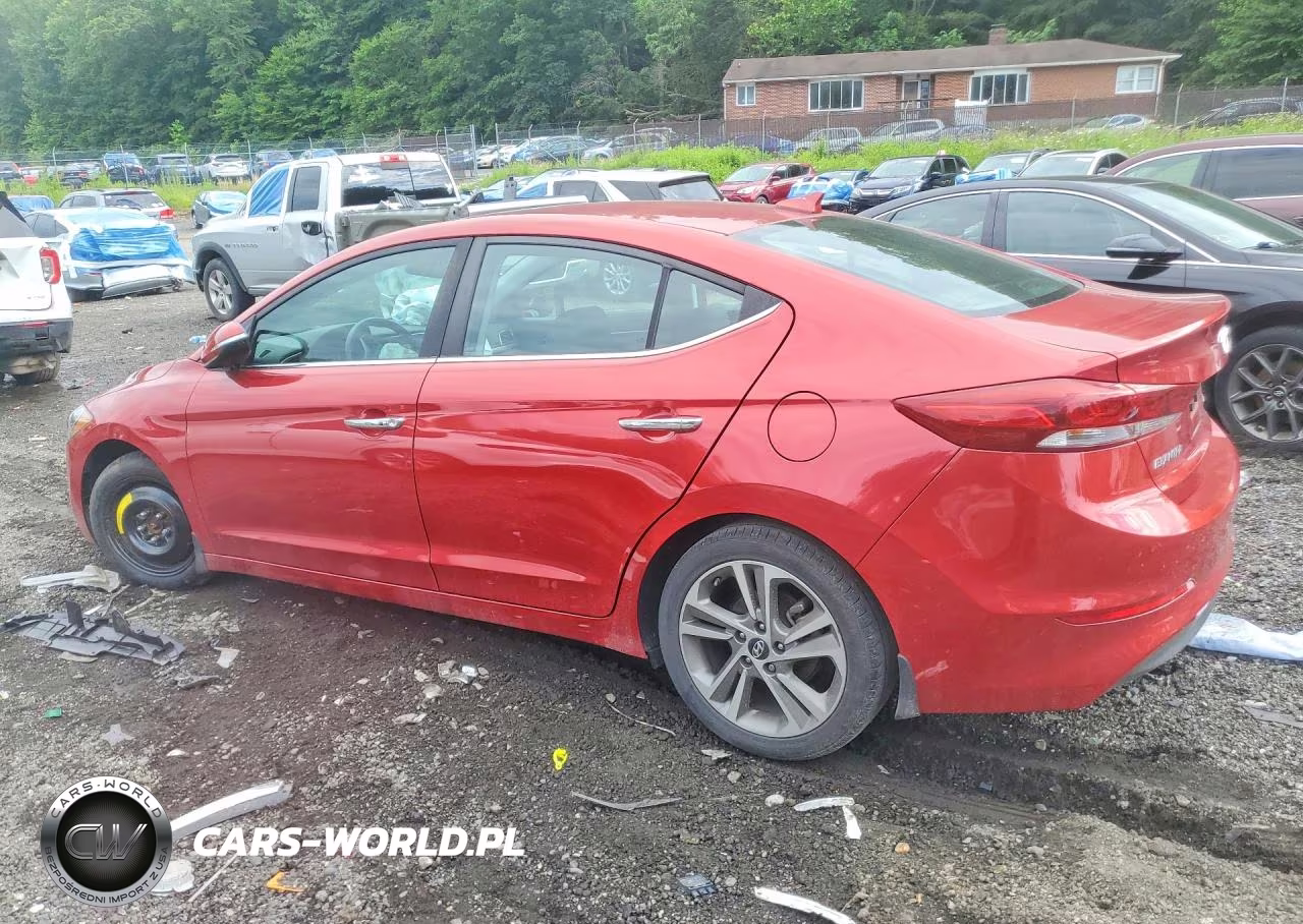 2017 Hyundai Elantra Limited VIN:5NPD84LF8HH178478 - 2