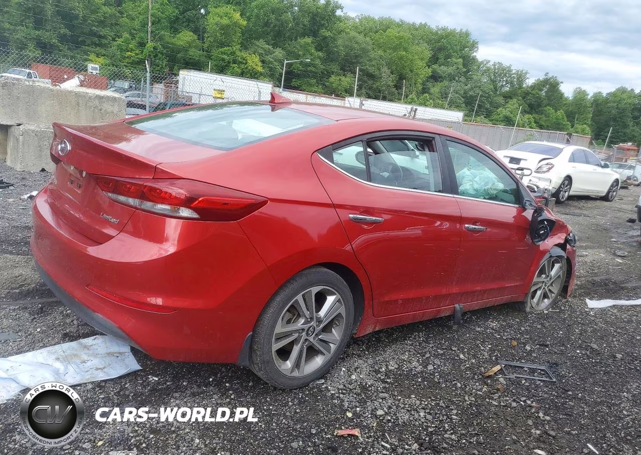 2017 Hyundai Elantra Limited VIN:5NPD84LF8HH178478 - 3