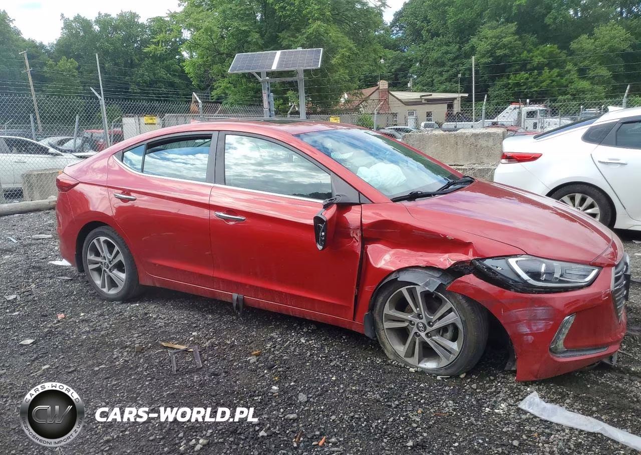 2017 Hyundai Elantra Limited VIN:5NPD84LF8HH178478 - 4