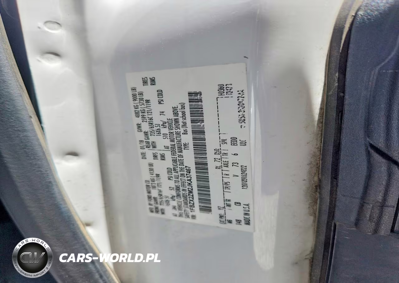 2018 Ford Transit T-350 VIN:1FBZX2ZM2JKA37467 - 14