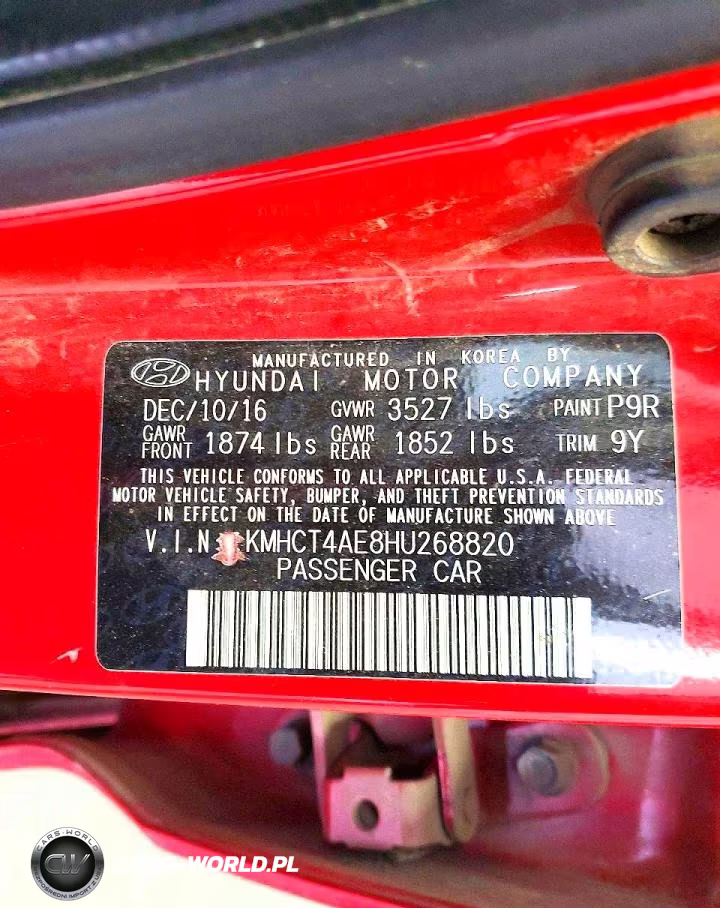 2017 Hyundai Accent Se VIN:KMHCT4AE8HU268820 - 12